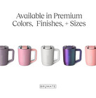Br  mate M  v - 15oz 100  Leak Proof Insulated Coffee Mug With Handle   Lid