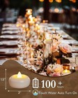 48 Pack Led Floating Candles Waterproof Flameless Tealights Wedding Centerpiece