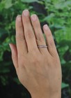 Sterling Silver Textured Band Ring Size 5 3 4 Woman Teen Child