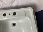 Vtg Mid Century Cast Iron Gray 20x18 Drop In Bath Sink Rheem Richmond 153-25e