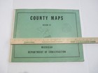 Vintage 1961 s County Plat Maps Michigan Dept Of Conservation Region 3 Book  D10