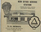 Vintage 1956 Cities Services Gas Station Newspaper Print Ad