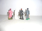 Barclay Manoil Diecast Figures Can Be Used For Standard Gauge Train Wedding