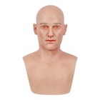 Imi Realistic Silicone Young Man Mask Crossdresser Face Headwear Halloween Props