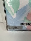 New Riviera Table Cloth Vinyl Top Flannel Back Flowers Round 60   