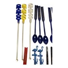 Vintage Mixed Lot Of 44 Plastic Swizzle Sticks Cocktail Drink Stirrers Las Vegas