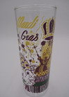 Vintage Rare K b Drug Store Mardi Gras Glass Tumblers Set Of 2