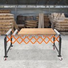 Telescopic Roller Conveyor Table Heavy Duty Industrial Cargo Conveying Rack