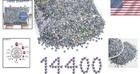 Sparkling Diy Decoration  14400pcs Hotfix Rhinestones