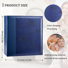 Photo Picutre Album 4x6 600 Photos  Extra Large Capacity Leather Cover Wedding F