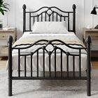 Twin Metal Bed Frame With Headboard   footboard Platform Bed Frame For Kids