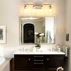 4-light Bathroom Light Fixtures Brushed Nickel Vanity Lighting Fixtures Modern
