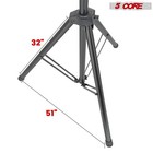 5core Speaker Stand Pair Crank Up Adjustable Heavy Duty Pa Dj Tripod Stands