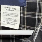 Wrangler Western Shirt Mens L Black Plaid Pearl Snap Long Sleeve Cowboy