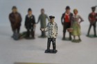 Vintage Lot Of 9 Barclay Manoil Fisherman Guard Chef