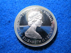 1973 Bahamas Silver Cameo Proof 50 Cents - Blue Marlin - Bit Hazy