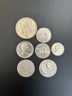 7-coin Lot  as Shown In Photos  2-us   5-canadian Coins   Silver