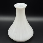French Antique Opaque Unique White Milk Glass Lamp Shade
