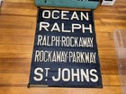 Ny Nyc Bus Trolley Roll Sign Brooklyn Ocean Ralph Ave  Rockaway Saint Johns Art