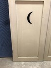 Antique Half Round Moon Shutters Arched Doors 22x68 Screen Divider Vtg 290-26b