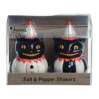 Black Cat Salt  n Pepper Shakers Boxed Set 2