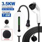 Level 1 2 Ev Charger With Box 16a 120v 240v Nema 6-20 25ft Evse Charging 