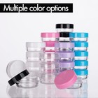 3 Gram Sample Containers With Lids  50 Count Tiny 50 Count  Black