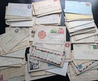130 Us Postal History Covers 1890s-1950s Antique Stamped Envelopes Estate Lot