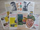 Vtg 1955 Lot 7 Collier s Magazine Automotive Petroliana Print Advertisement Ad