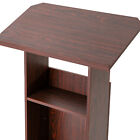 47 7  Wood Podium Conference Pulpit Podium Speech Church Lectern Stand Brown