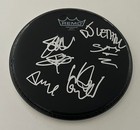 Limp Bizkit Signed Drumhead Fred Durst Sam Rivers Wes  2 W exact Proof   Coa
