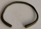 Ancient Celtic Bronze Bracelet With Snake Terminals 800-600 B c 