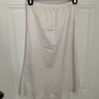 Vintage Womens Slips Lot Of 2 Size Small White And Off White Good Condition