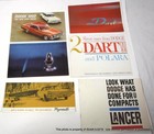 Large Lot Vintage Dodge Plymouth Chrysler Brochures 1960s 1970s Dart Omni Arrow 