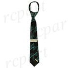 New Kids Boys Zipper Up Adjustable Pre-tied Necktie Blue Black Stripes Formal