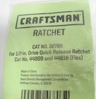 Craftsman Ratchet Repair Kit 32765 1 2  Drive Quick Release 44809 44816 Flex