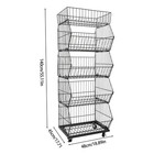 5 Tier Retail Display Rack Concession Candy Snack Display Rack Potato Chip Stand