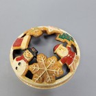 Yankee Candle Illuma Lid Christmas Gingerbread Cookies Snowflake- Retired 2012