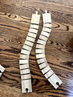Wooden Train Set 65  track Pieces 9 Risers Wacky Switch Brio Thomas Compatible