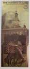  100 Hundred Us Dollar Concept Design 6  Novelty 24k Gold Foil Plated Note Gfn49