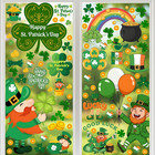 St Patricks Day Window Clings Stickers   200pcs St Patricks Clings Party Decorat