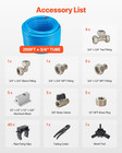 Air Compressor Line Kit  200ft X 3 4   Hdpe-aluminum Compressed Air Piping Syste