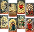 Original 78 Gold Foil Tarot Deck Rider Waite Cards With Guidebook   Gift Box