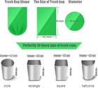 4-6 Gallon Small Trash Bags Biodegradable  20l Compostable Bathroom Garbage Bags