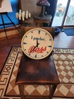 Bass Ale Belgium Drum Face Clock Early  60ies