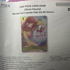 One Piece Official Playmat Nami   Zeus Bandai Fest  24-25 Promo Included 