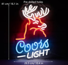Coors Light Deer Neon Led Sign Light New In Box