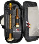 Aar Long Bagpipe Practice Chanter 21  Rosewood With Sole Mounts Reeds Bag Book