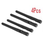 2 4pcs 2-3dbi Pr-sma Female 11cm Wifi Antenna Dual   band Antenna 2 4g 5g Home Diy