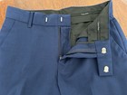 Calvin Klein Dress Pants For Boys Dark Blue Size 12 Regular Fit Flat Front